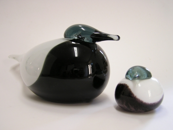 Smew and baby - Uivelo and Pikku | Chlas Atelier
