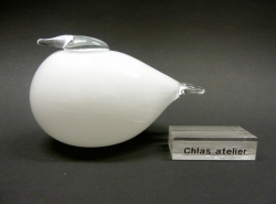 Pluizenbol groot wit - Kuulas valkoinen | Chlas Atelier