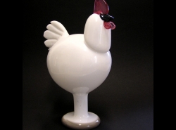 Rooster white - Kieku | Chlas Atelier