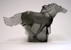 thumb Kozakken paard in galop zwart Lalique thumb | Chlas Atelier