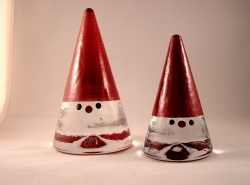 Santa Tomte rood groot & klein | Chlas Atelier